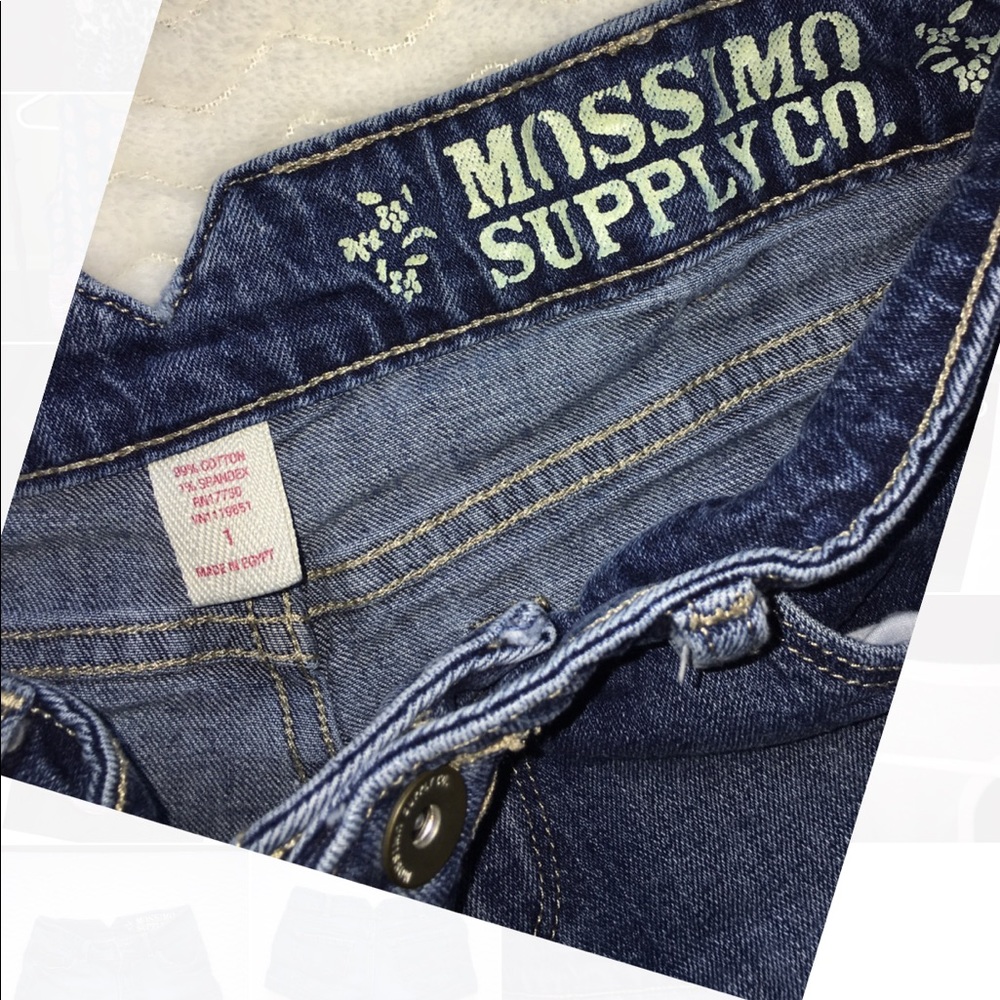 Mossimo Supply Company Jean Shorts size 1 - Picture 4 of 4